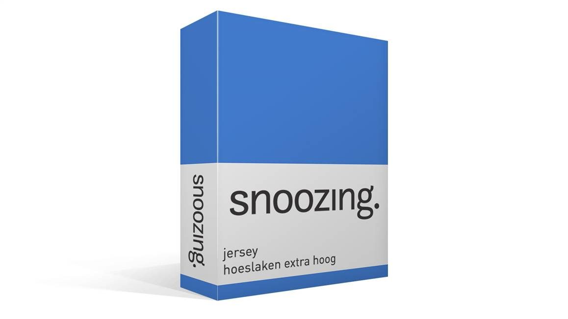 Snoozing jersey hoeslaken extra hoog