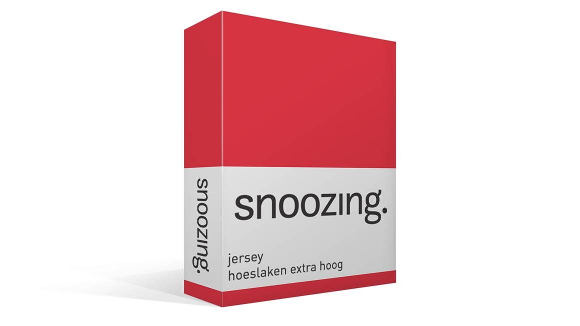Snoozing jersey hoeslaken extra hoog