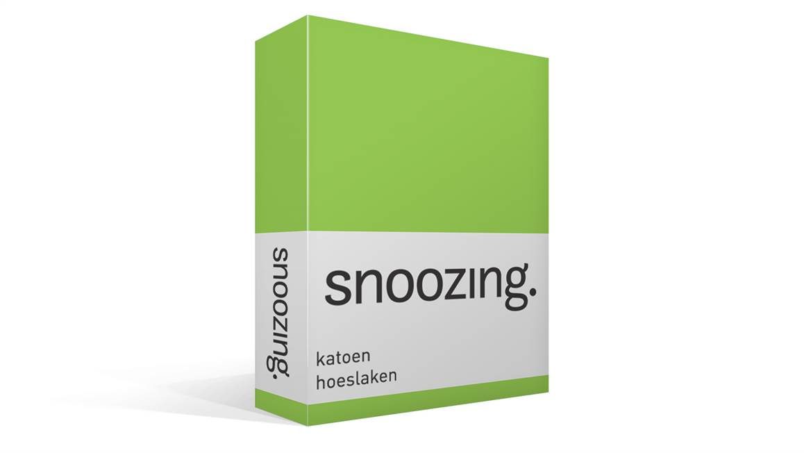 Snoozing katoen hoeslaken
