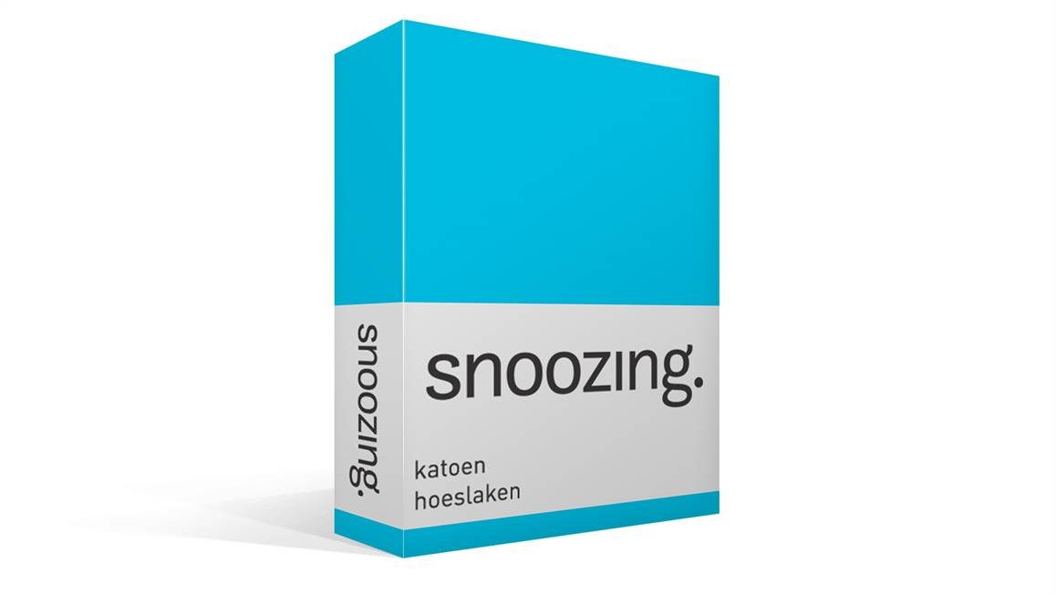 Snoozing katoen hoeslaken