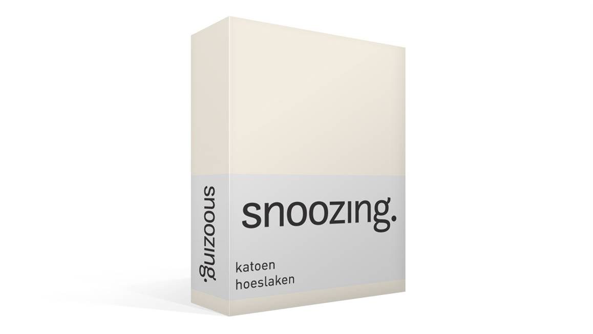 Snoozing katoen hoeslaken