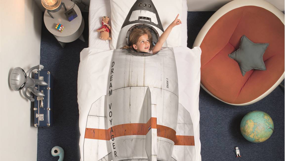 SNURK Rocket dekbedovertrek