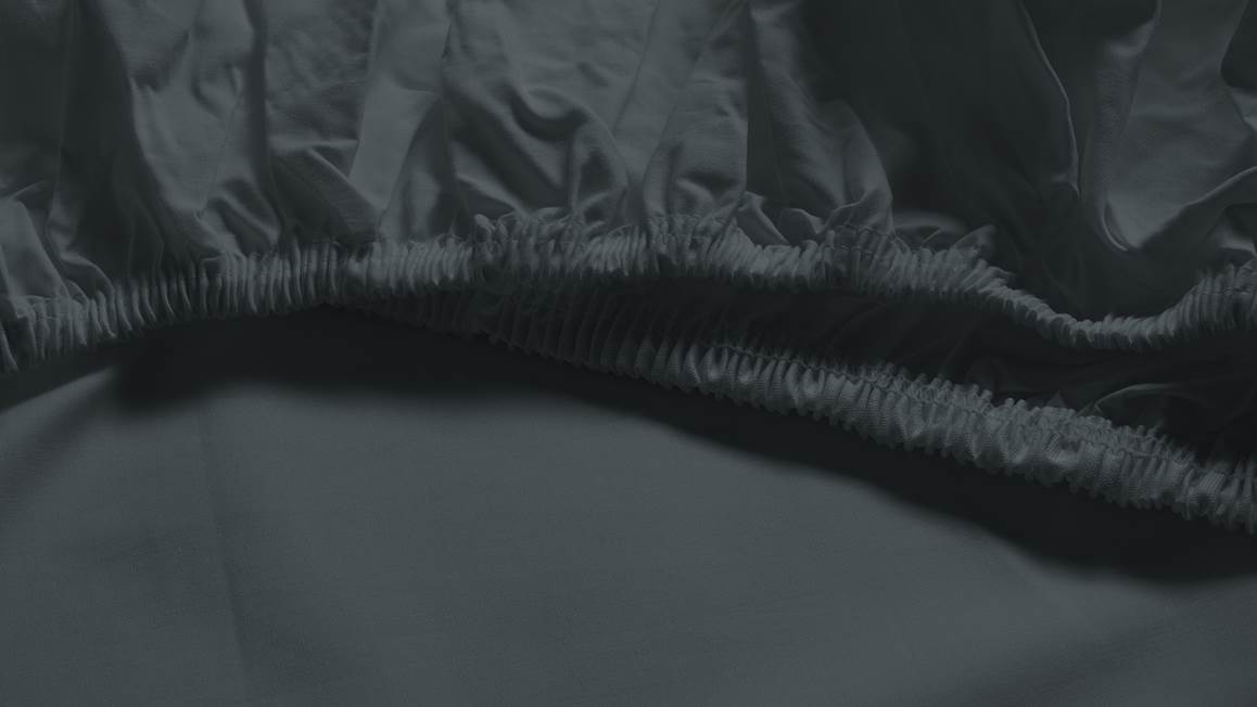 Snoozing percale katoen topper hoeslaken