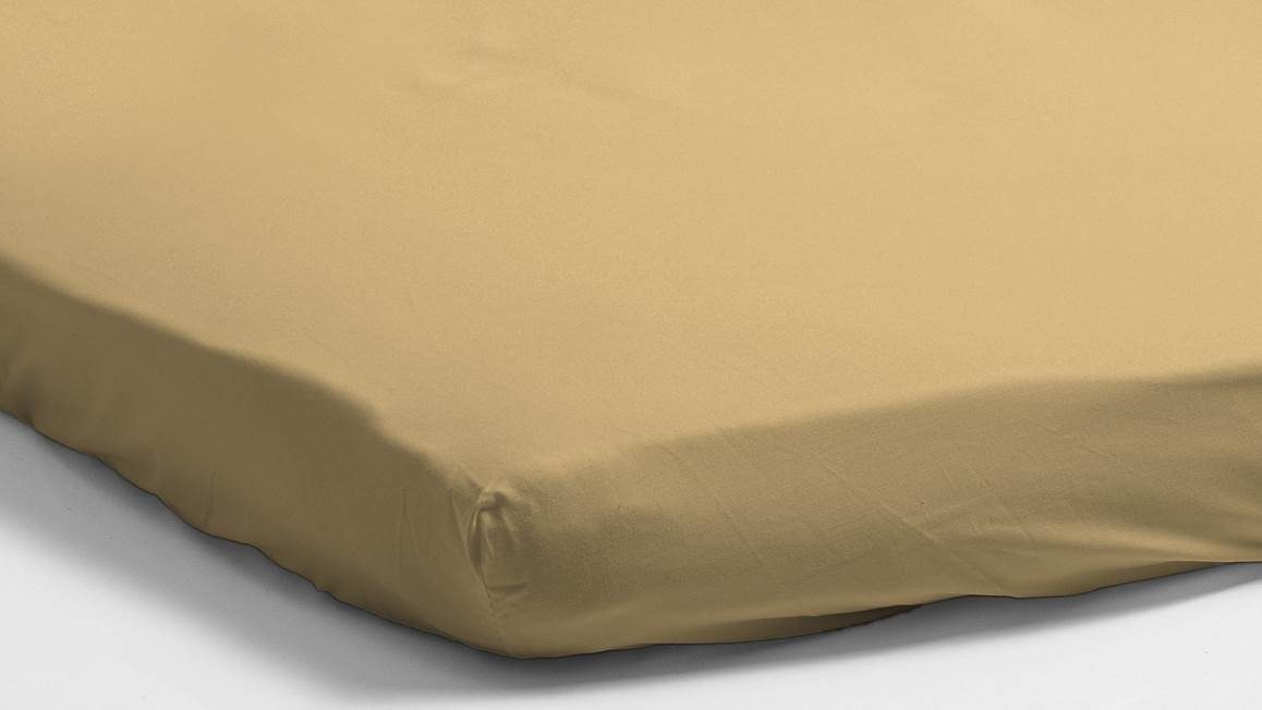 Snoozing percale katoen topper hoeslaken