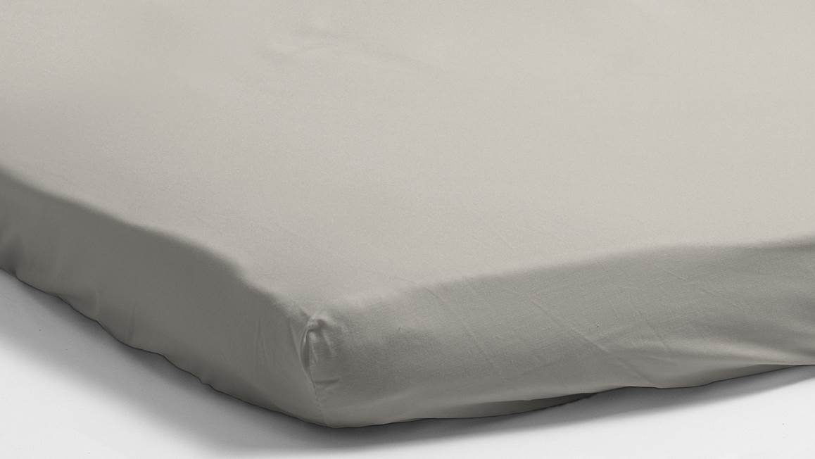 Snoozing percale katoen topper hoeslaken