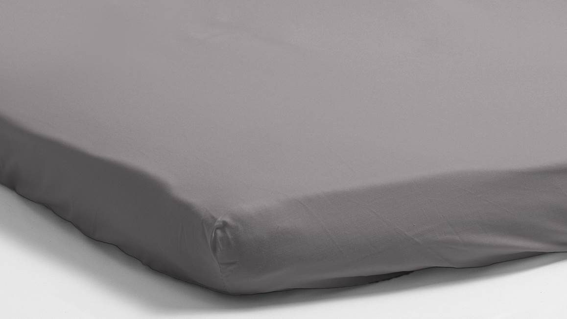 Snoozing percale katoen topper hoeslaken