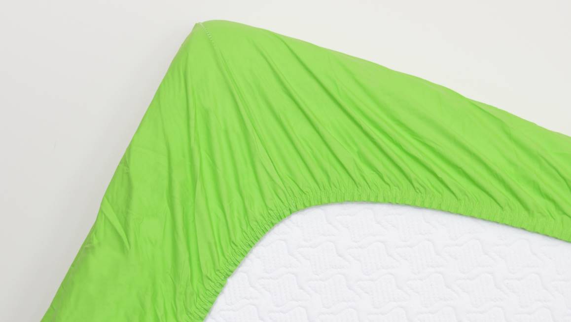 Snoozing percale katoen hoeslaken