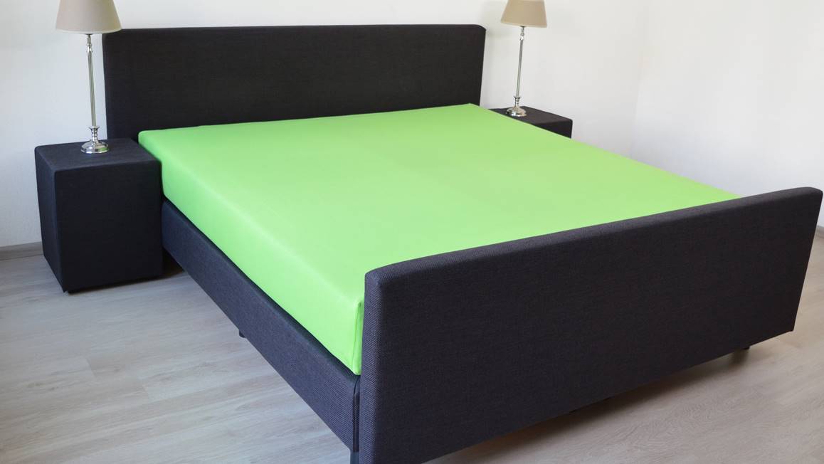 Snoozing percale katoen hoeslaken extra hoog