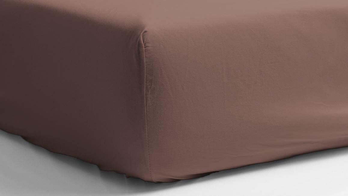 Snoozing percale katoen hoeslaken extra hoog