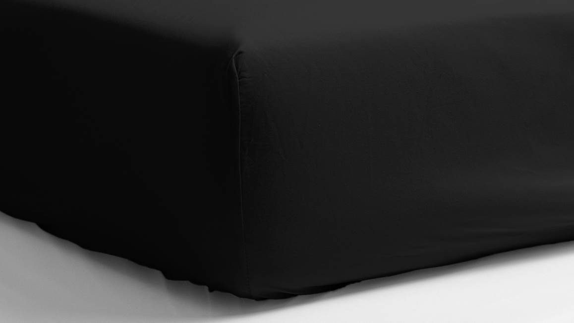 Snoozing percale katoen hoeslaken extra hoog