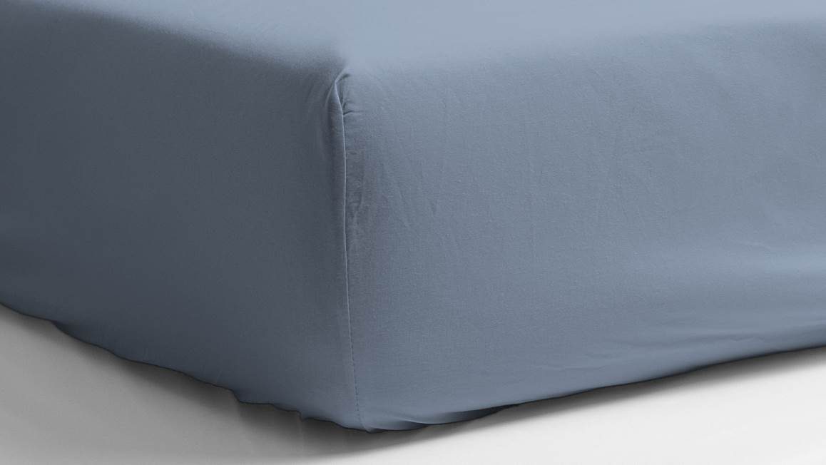 Snoozing percale katoen hoeslaken extra hoog