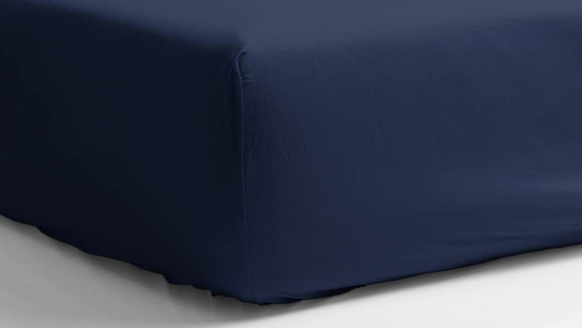 Snoozing percale katoen hoeslaken extra hoog