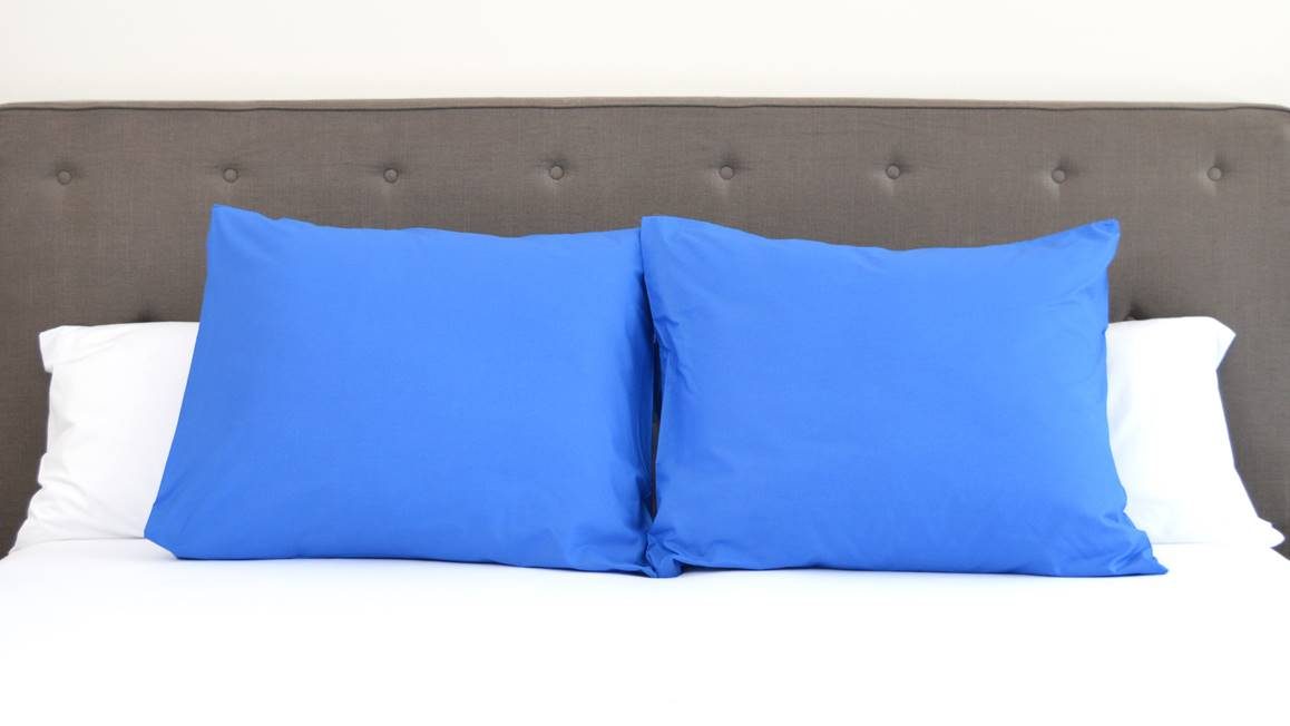 Snoozing percale katoen kussenslopen (set van 2)