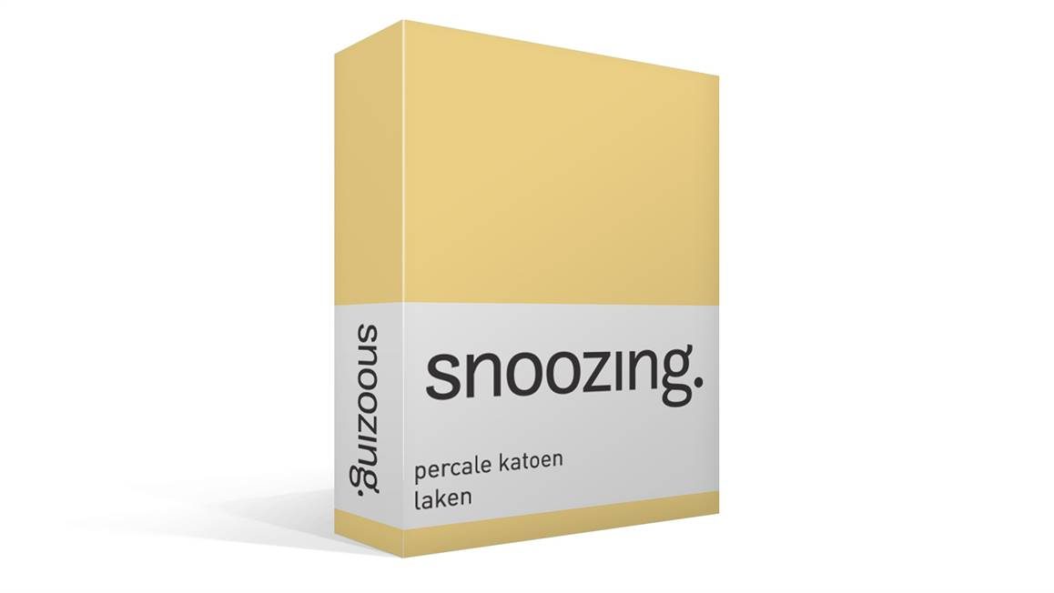 Snoozing percale katoen laken