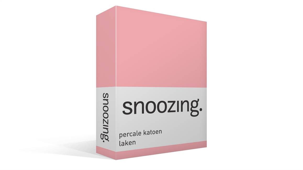 Snoozing percale katoen laken