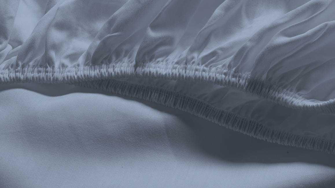 Snoozing katoen-satijn topper hoeslaken