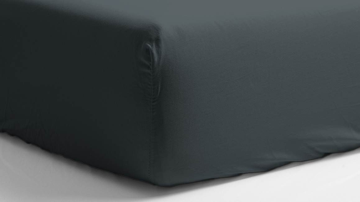 Snoozing katoen-satijn hoeslaken