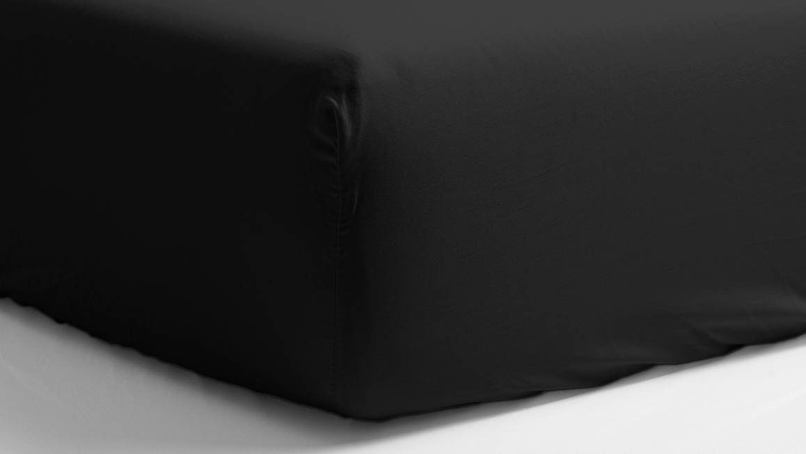 Snoozing katoen-satijn hoeslaken extra hoog