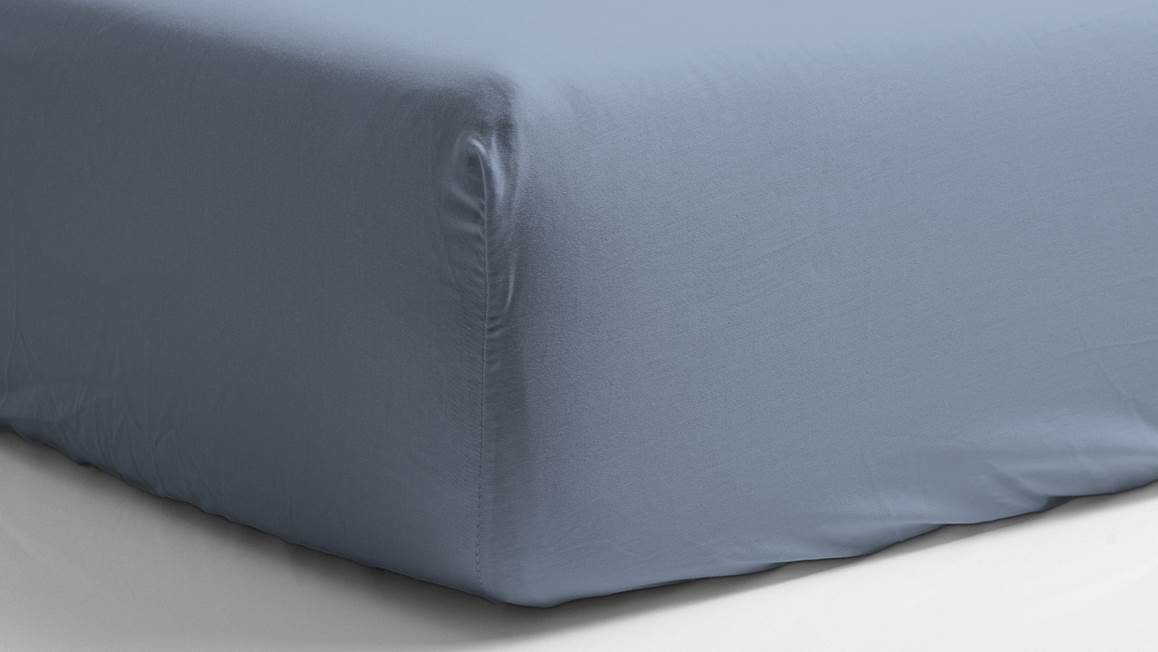 Snoozing katoen-satijn hoeslaken extra hoog