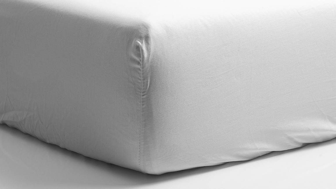 Snoozing katoen-satijn hoeslaken extra hoog