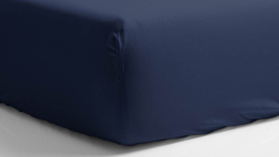 Snoozing katoen-satijn hoeslaken extra hoog