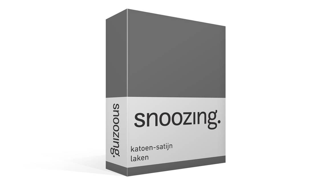Snoozing katoen-satijn laken