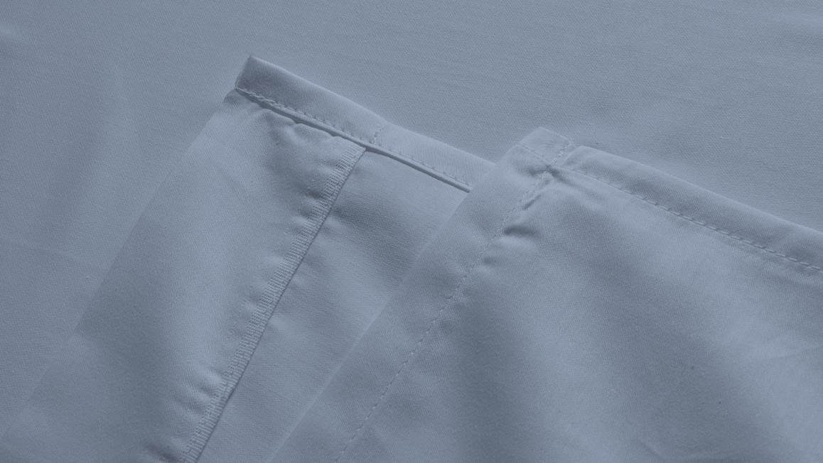 Snoozing katoen-satijn laken