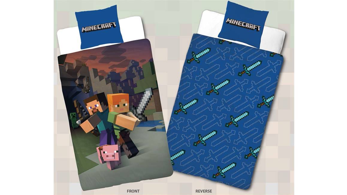 Minecraft dekbedovertrek