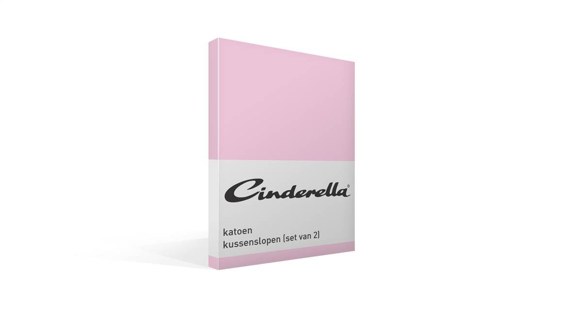 Cinderella katoen kussenslopen (set van 2)