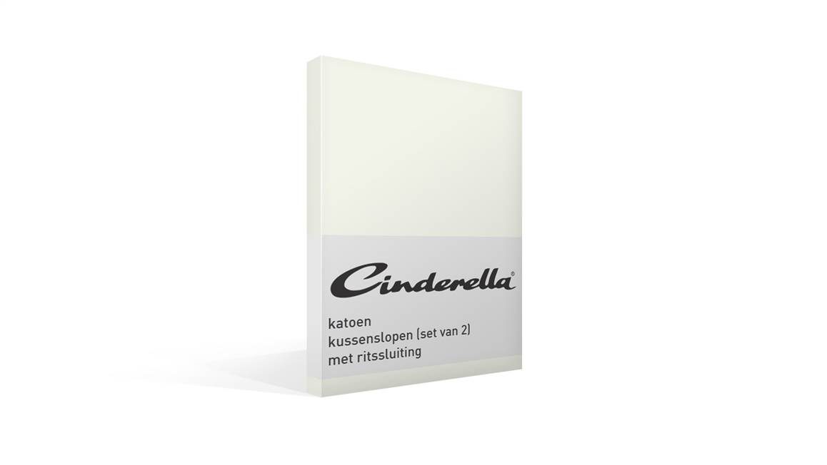 Cinderella katoen kussenslopen (set van 2)
