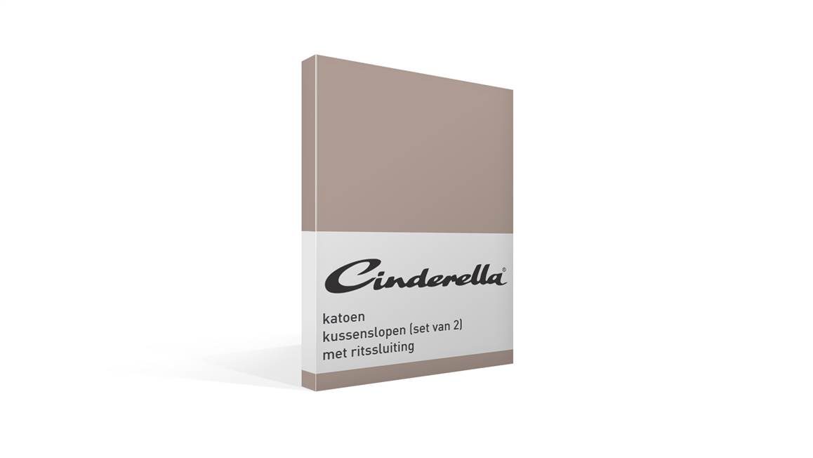 Cinderella katoen kussenslopen (set van 2)