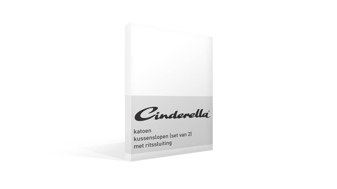 Cinderella katoen kussenslopen (set van 2)