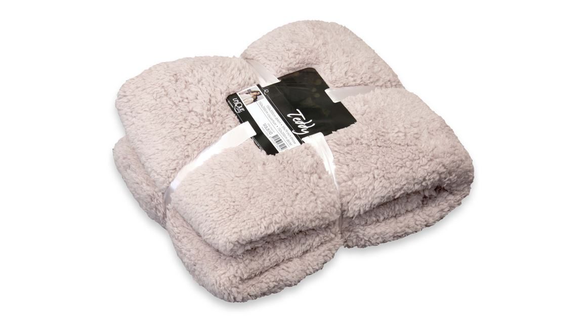 Unique Living Teddy fleece plaid