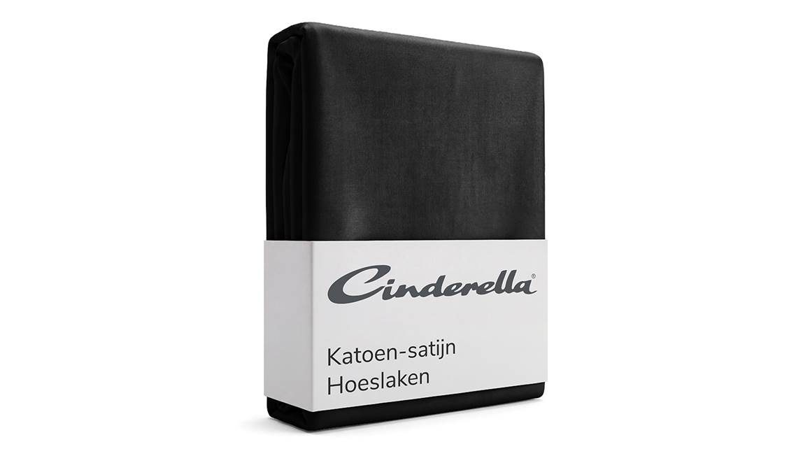 Cinderella katoen-satijn hoeslaken