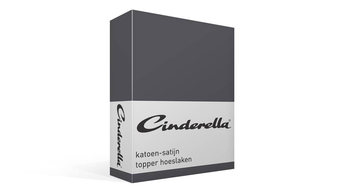 Cinderella katoen-satijn topper hoeslaken