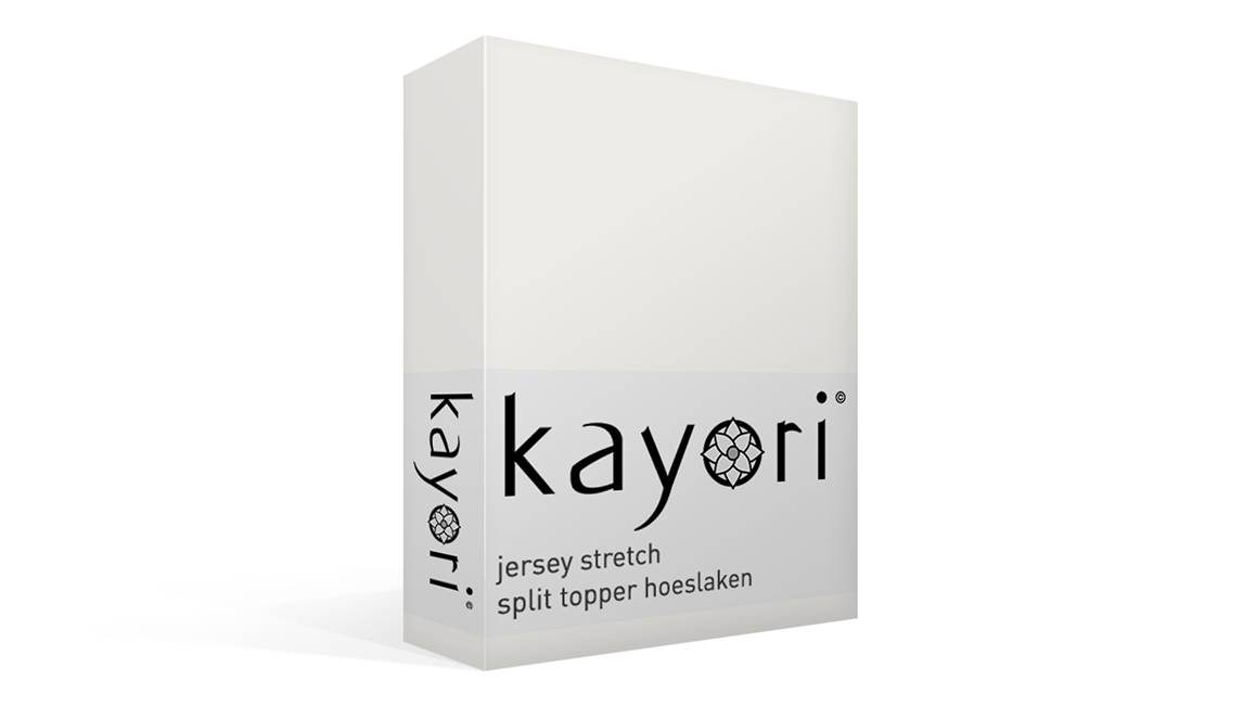 Kayori Shizu jersey stretch split-topper hoeslaken