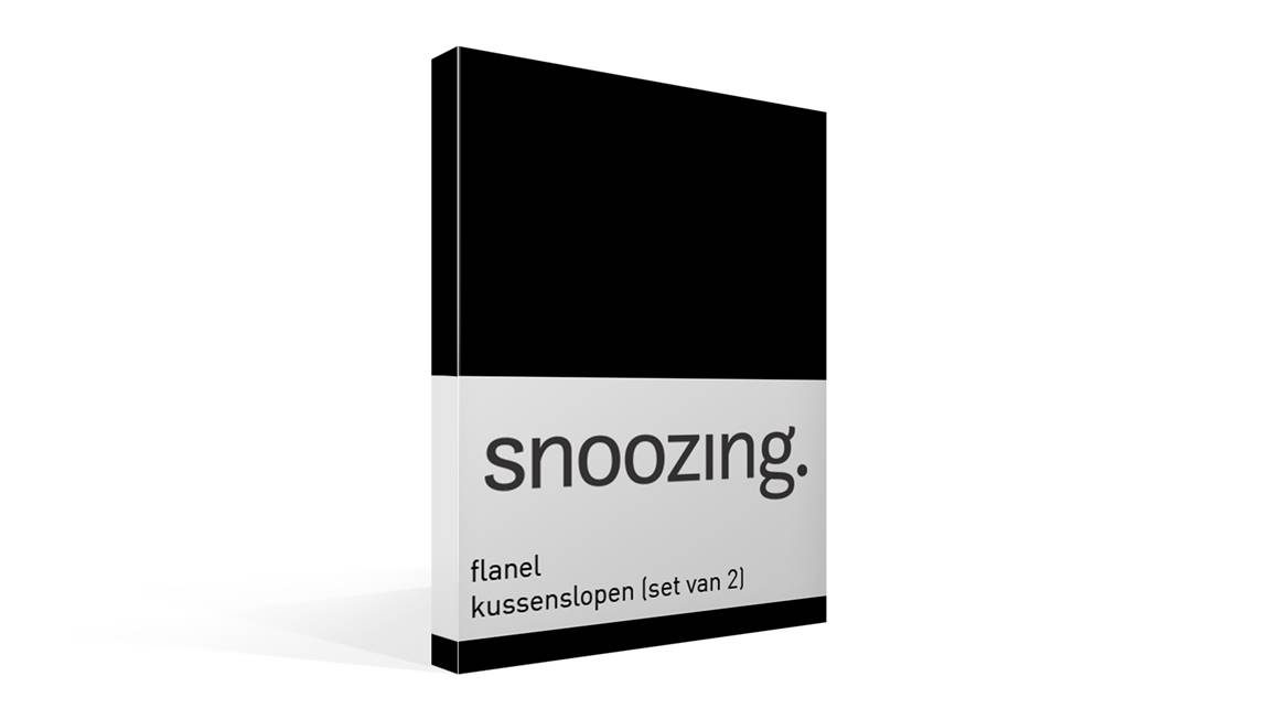Snoozing flanel kussenslopen (set van 2)
