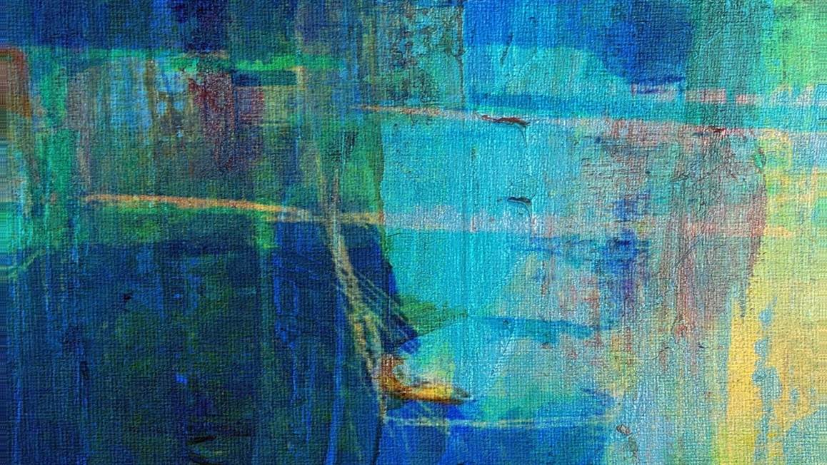Snoozing Abstract Art dekbedovertrek