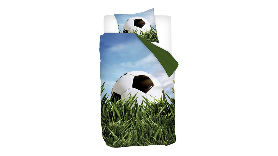 Snoozing Voetbal dekbedovertrek