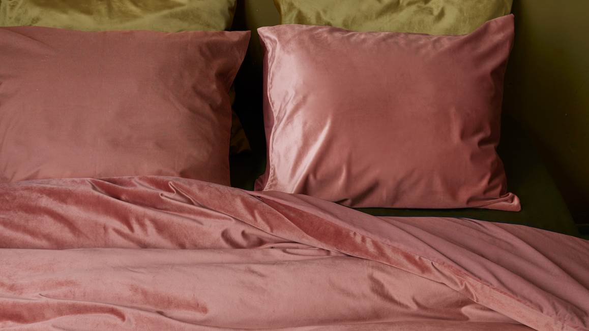 Oordeel Praten tegen aantrekken At Home Tender dekbedovertrek - Donker roze - Smulderstextiel.nl