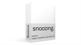 Snoozing badstof waterdicht PU topper molton hoeslaken