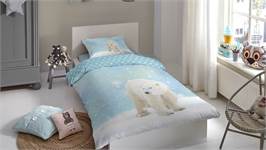Good Morning Icebear flanel dekbedovertrek