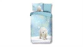 Good Morning Icebear flanel dekbedovertrek