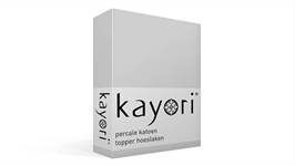 Kayori Shizu percale katoen topper hoeslaken