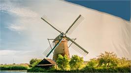 Good Morning Windmill dekbedovertrek