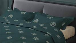 Romanette Flocons flanel dekbedovertrek