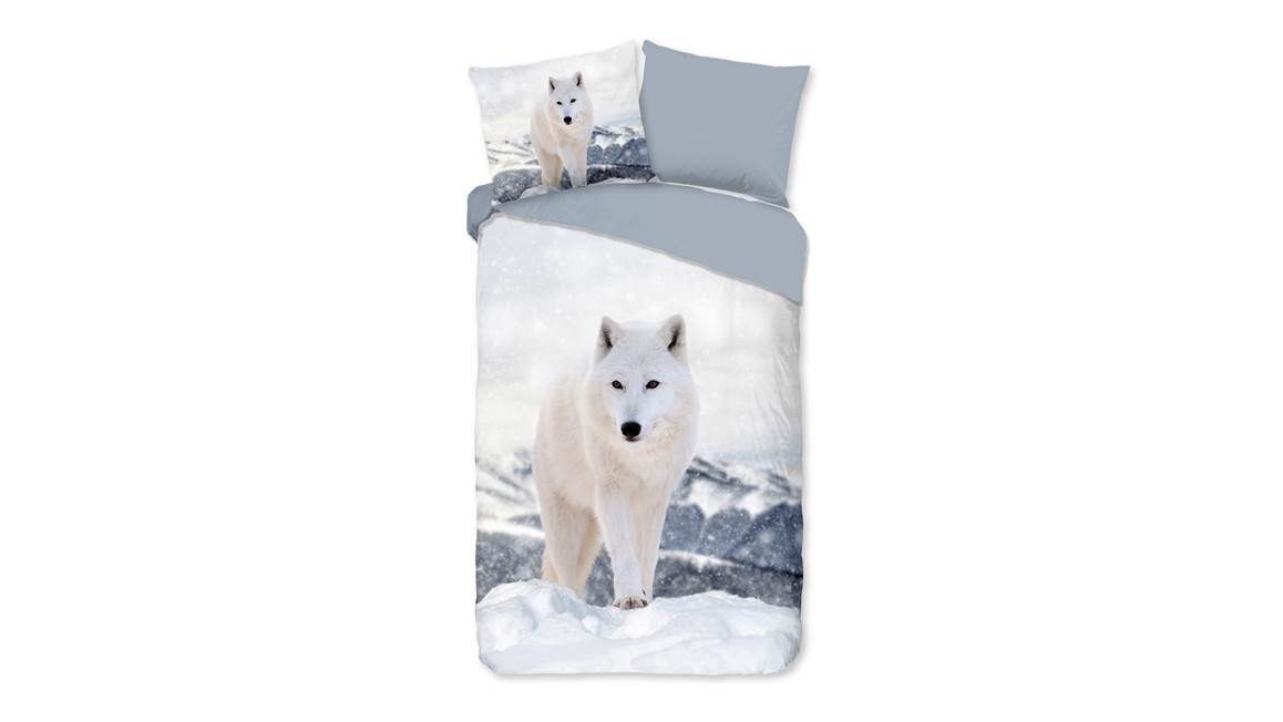 Pure White Fox dekbedovertrek