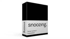 Snoozing stretch flanel hoeslaken
