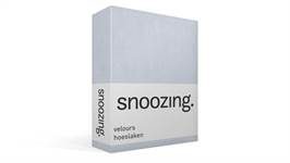 Snoozing velours hoeslaken