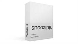 Snoozing velours hoeslaken
